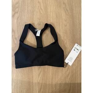 Alo Airlift Advantage Racerback Bra in Black NWT